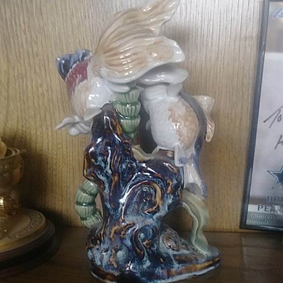 Antique Shiwan Artistic ceramic fish. decor - Picture 4 of 8